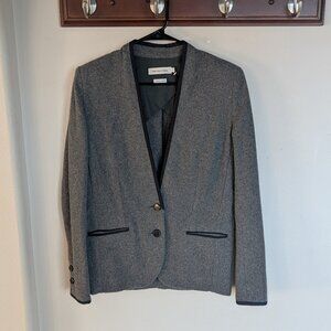 Isabel Marant Etoile Collarless Wool Blazer EUC Size 38 FR/ US 6 Made Lithuania